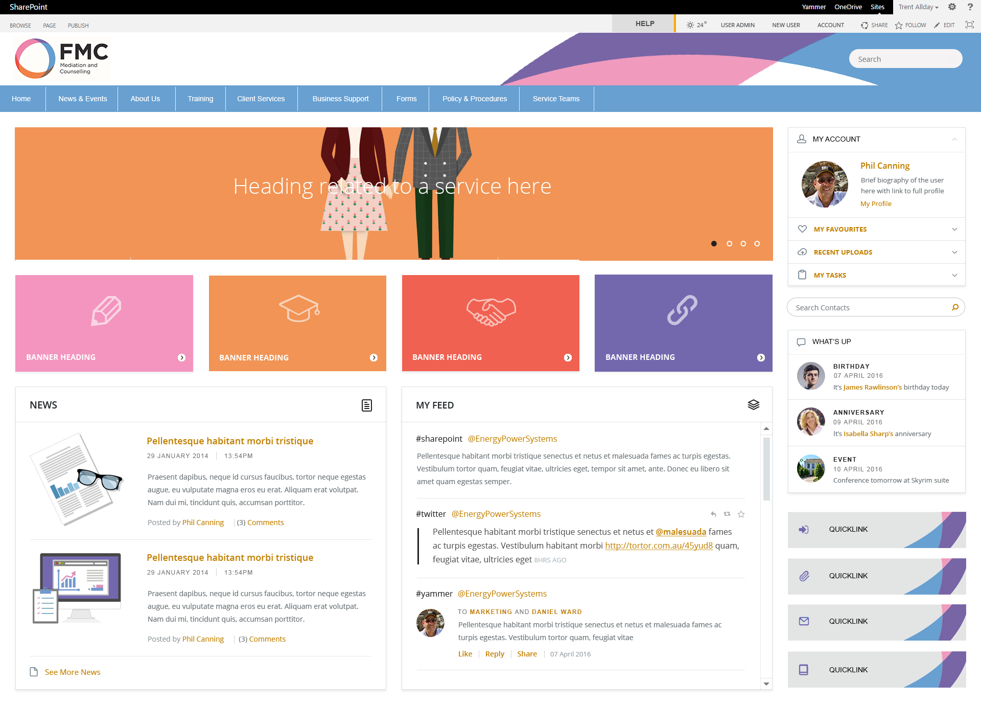 Secure and cost-effective communications with staff and board members